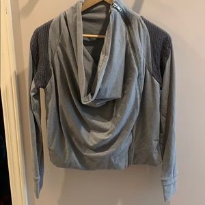 Lululemon cowl neck side zip bomber